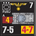 Panzer Grenadier Headquarters Library Unit: Germany Schutzstaffel PzIIIj for Panzer Grenadier game series