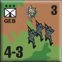 Panzer Grenadier Headquarters Library Unit: Germany Schutzstaffel Geb for Panzer Grenadier game series