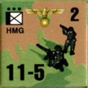 Panzer Grenadier Headquarters Library Unit: Germany Schutzstaffel HMG for Panzer Grenadier game series