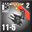 Panzer Grenadier Headquarters Library Unit: Germany Schutzstaffel HMG for Panzer Grenadier game series
