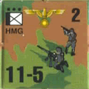 Panzer Grenadier Headquarters Library Unit: Germany Schutzstaffel HMG for Panzer Grenadier game series