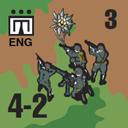 Panzer Grenadier Headquarters Library Unit: Germany Schutzstaffel Mtn ENG for Panzer Grenadier game series
