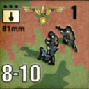 Panzer Grenadier Headquarters Library Unit: Germany Schutzstaffel 81mm for Panzer Grenadier game series