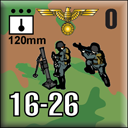 Panzer Grenadier Headquarters Library Unit: Germany Schutzstaffel 120mm for Panzer Grenadier game series