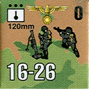 Panzer Grenadier Headquarters Library Unit: Germany Schutzstaffel 120mm for Panzer Grenadier game series