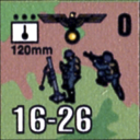 Panzer Grenadier Headquarters Library Unit: Germany Schutzstaffel 120mm for Panzer Grenadier game series