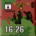 Panzer Grenadier Headquarters Library Unit: Germany Schutzstaffel 120mm for Panzer Grenadier game series