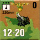 Panzer Grenadier Headquarters Library Unit: Germany Schutzstaffel 220mm for Panzer Grenadier game series