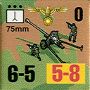 Panzer Grenadier Headquarters Library Unit: Germany Schutzstaffel 75mm for Panzer Grenadier game series