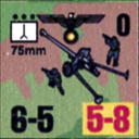 Panzer Grenadier Headquarters Library Unit: Germany Schutzstaffel 75mm for Panzer Grenadier game series