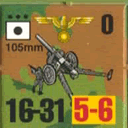 Panzer Grenadier Headquarters Library Unit: Germany Schutzstaffel 105mm for Panzer Grenadier game series