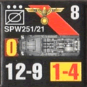 Panzer Grenadier Headquarters Library Unit: Germany Schutzstaffel SPW-251/21 for Panzer Grenadier game series