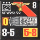 Panzer Grenadier Headquarters Library Unit: Germany Schutzstaffel SPW-251/22 for Panzer Grenadier game series