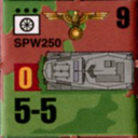 Panzer Grenadier Headquarters Library Unit: Germany Schutzstaffel SPW-250 for Panzer Grenadier game series