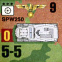Panzer Grenadier Headquarters Library Unit: Germany Schutzstaffel SPW-250 for Panzer Grenadier game series