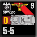 Panzer Grenadier Headquarters Library Unit: Germany Schutzstaffel SPW-250 for Panzer Grenadier game series