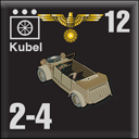 Panzer Grenadier Headquarters Library Unit: Germany Schutzstaffel Kubel for Panzer Grenadier game series