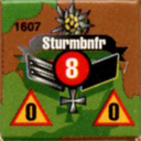 Panzer Grenadier Headquarters Library Unit: Germany Schutzstaffel Sturmbnfr (MAJ) for Panzer Grenadier game series