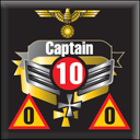 Panzer Grenadier Headquarters Library Unit: Germany Schutzstaffel Hauptsmfr (CAPT) for Panzer Grenadier game series