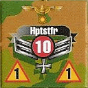 Panzer Grenadier Headquarters Library Unit: Germany Schutzstaffel Hauptsmfr (CAPT) for Panzer Grenadier game series