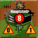 Panzer Grenadier Headquarters Library Unit: Germany Schutzstaffel Hauptsmfr (CAPT) for Panzer Grenadier game series