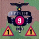 Panzer Grenadier Headquarters Library Unit: Germany Schutzstaffel Hauptsmfr (CAPT) for Panzer Grenadier game series
