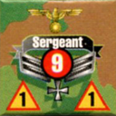 Panzer Grenadier Headquarters Library Unit: Germany Schutzstaffel Scharführer (SGT) for Panzer Grenadier game series