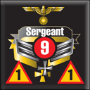 Panzer Grenadier Headquarters Library Unit: Germany Schutzstaffel Scharführer (SGT) for Panzer Grenadier game series