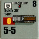Panzer Grenadier Headquarters Library Unit: Germany Heer SPW-251 for Panzer Grenadier game series