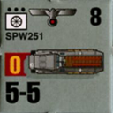 Panzer Grenadier Headquarters Library Unit: Germany Heer SPW-251 for Panzer Grenadier game series