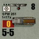 Panzer Grenadier Headquarters Library Unit: Germany Heer SPW-251 for Panzer Grenadier game series
