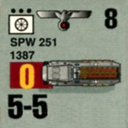 Panzer Grenadier Headquarters Library Unit: Germany Heer SPW-251 for Panzer Grenadier game series