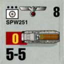 Panzer Grenadier Headquarters Library Unit: Germany Heer SPW-251 for Panzer Grenadier game series