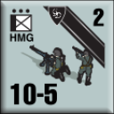 Panzer Grenadier Headquarters Library Unit: Germany Grossdeutschland Division HMG for Panzer Grenadier game series