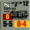 Panzer Grenadier Headquarters Library Unit: Germany Heer SdKfz-222 for Panzer Grenadier game series