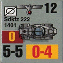 Panzer Grenadier Headquarters Library Unit: Germany Heer SdKfz-222 for Panzer Grenadier game series