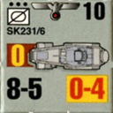 Panzer Grenadier Headquarters Library Unit: Germany Heer SdKfz-231/6 for Panzer Grenadier game series