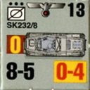 Panzer Grenadier Headquarters Library Unit: Germany Heer SdKfz-232/8 for Panzer Grenadier game series