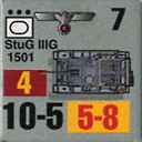 Panzer Grenadier Headquarters Library Unit: Germany Heer StuG IIIG for Panzer Grenadier game series