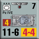 Panzer Grenadier Headquarters Library Unit: Germany Heer PzIVe for Panzer Grenadier game series
