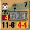 Panzer Grenadier Headquarters Library Unit: Germany Heer PzIVe for Panzer Grenadier game series