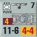 Panzer Grenadier Headquarters Library Unit: Germany Heer PzIVe for Panzer Grenadier game series