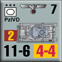 Panzer Grenadier Headquarters Library Unit: Germany Heer PzIVd for Panzer Grenadier game series