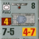 Panzer Grenadier Headquarters Library Unit: Germany Heer PzIIIj for Panzer Grenadier game series