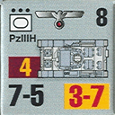 Panzer Grenadier Headquarters Library Unit: Germany Heer PzIIIh for Panzer Grenadier game series