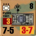 Panzer Grenadier Headquarters Library Unit: Germany Heer PzIIIg for Panzer Grenadier game series