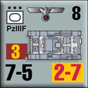 Panzer Grenadier Headquarters Library Unit: Germany Heer PzIIIf for Panzer Grenadier game series