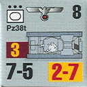Panzer Grenadier Headquarters Library Unit: Germany Heer Pz38t for Panzer Grenadier game series