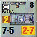 Panzer Grenadier Headquarters Library Unit: Germany Heer Pz38ta for Panzer Grenadier game series