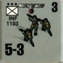 Panzer Grenadier Headquarters Library Unit: Germany Heer INF for Panzer Grenadier game series
